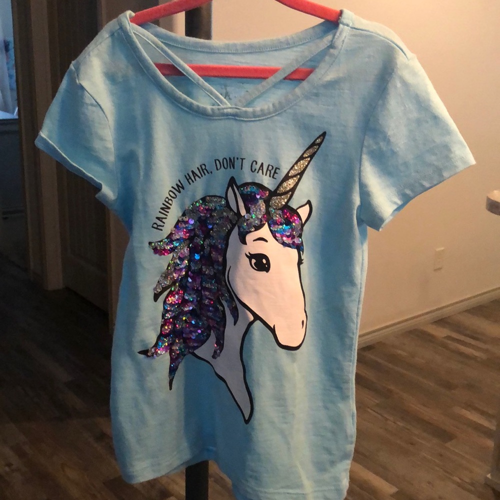 Girl’s Short Sleeve Unicorn 🦄 Shirt